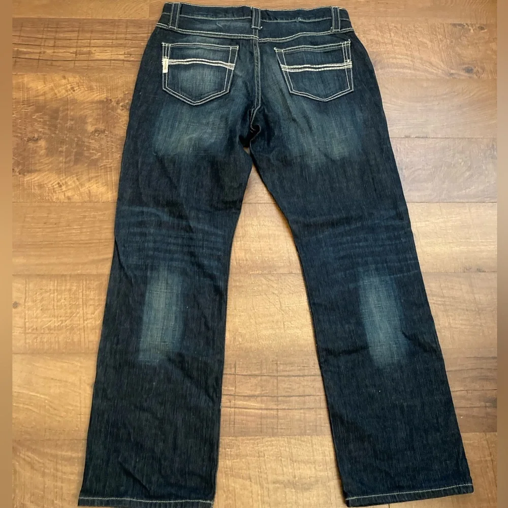 Cinch Carter 2.4 Performance Jeans Relaxed Dark Stone EUC WhiteLabel Men’s 33x32